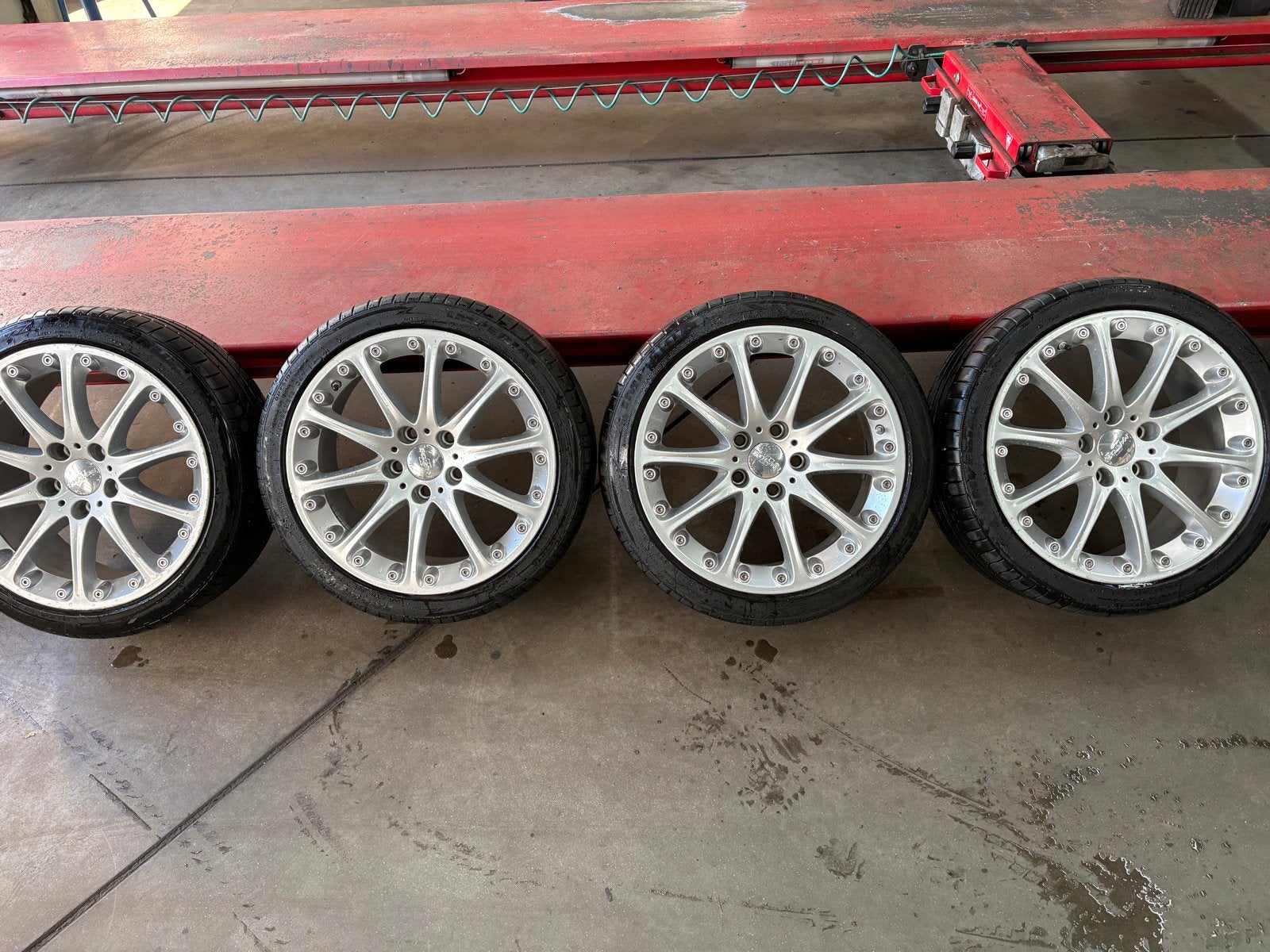 Originele Hartge velgen voor BMW E92 335i - 18 inch breedset, Ophalen, 18 inch, Gebruikt, Banden en Velgen