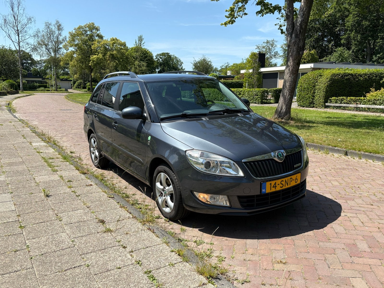 Skoda Fabia 1.2 TDI nieuwe APK Greenline Combi 2011 Grijs, Voorwielaandrijving, 450 kg, 1199 cc, Origineel Nederlands