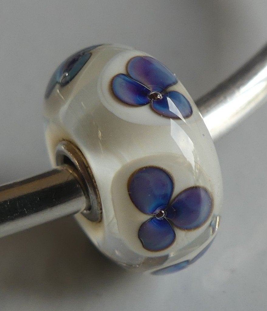 Trollbeads VIOOLTJES, -, Verzenden, -, Zo goed als nieuw