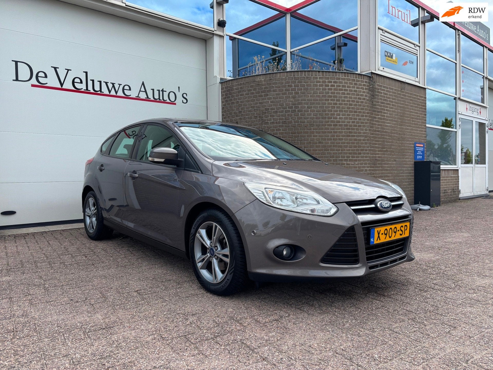 Ford Focus 1.0 EcoBoost Lease Titanium|Park Assistent|Clima|, Euro 5, Gebruikt, Bruin, Handgeschakeld