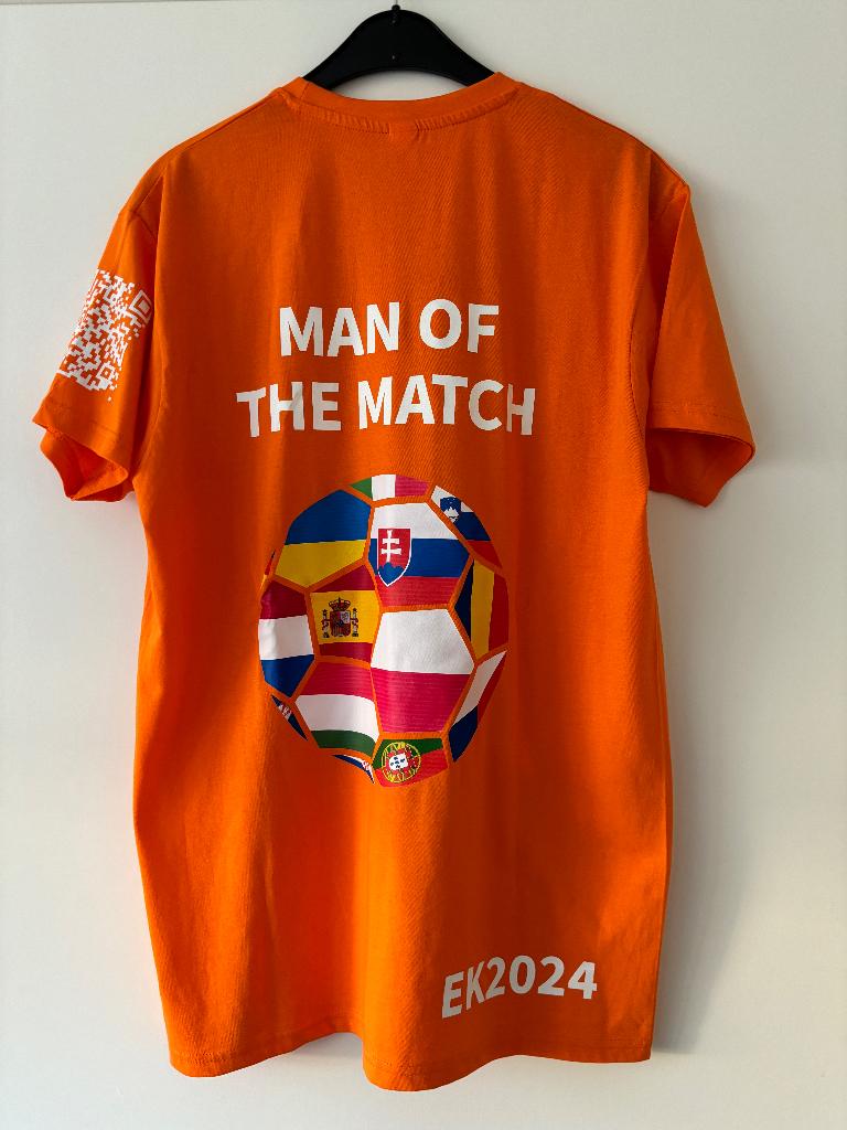 T-Shirt maat L : man of the match EK 2024 ongedragen Tshirt, Ophalen, Nieuw, Buitenlandse clubs, Shirt