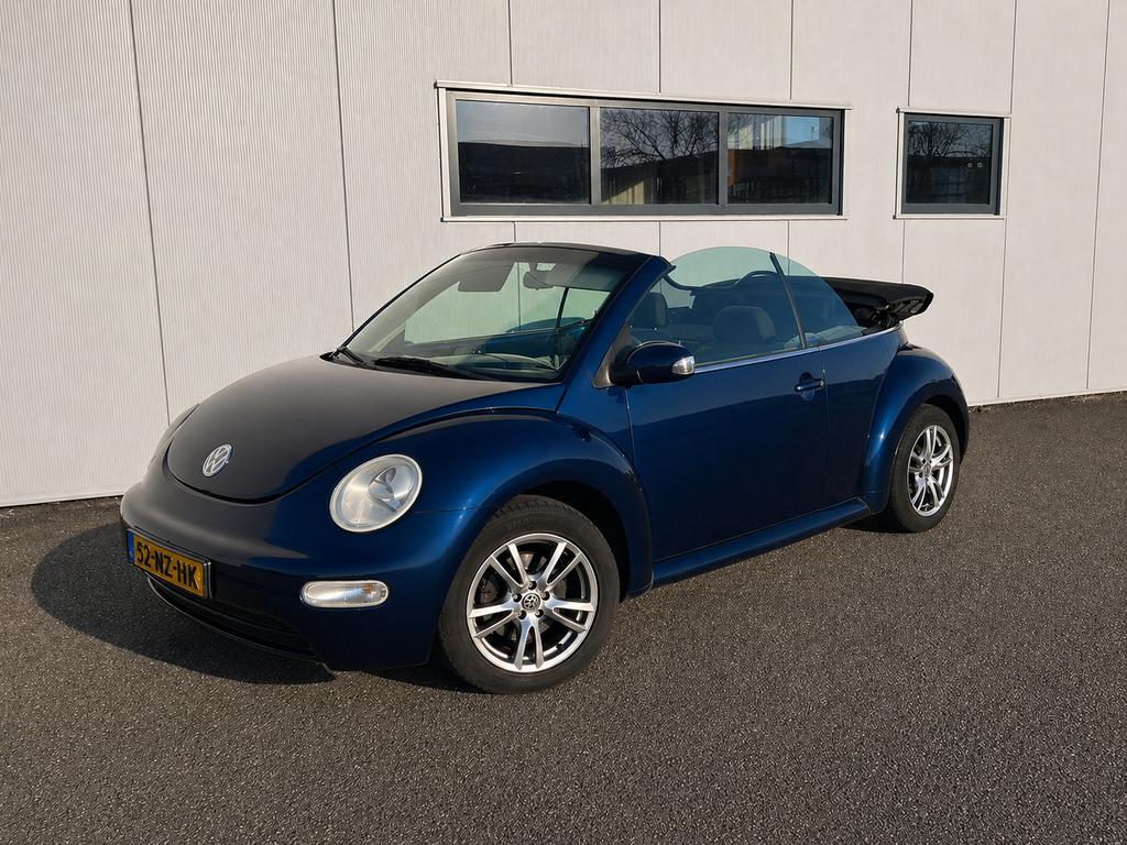 Volkswagen Beetle (Kever) 2.0 Cabriolet 85KW 2004 Blauw, Voorwielaandrijving, Stof, Beetle (Kever), 4 cilinders