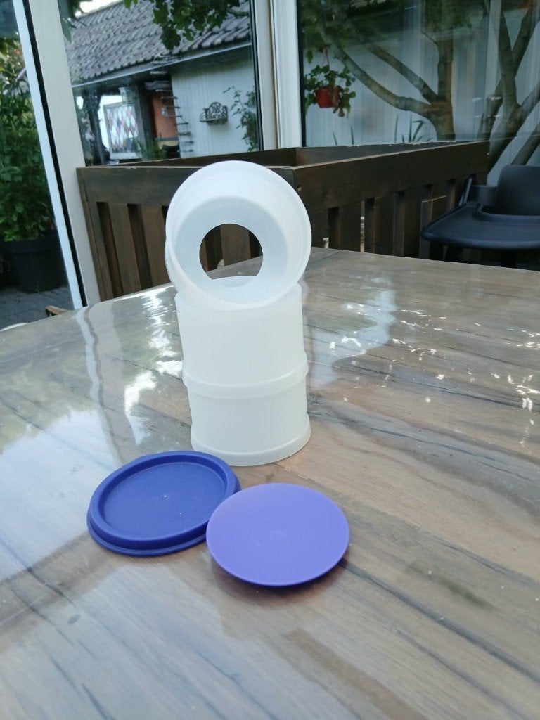 Decotoren rond Tupperware, Ophalen of Verzenden, Zo goed als nieuw, Blauw, Overige typen