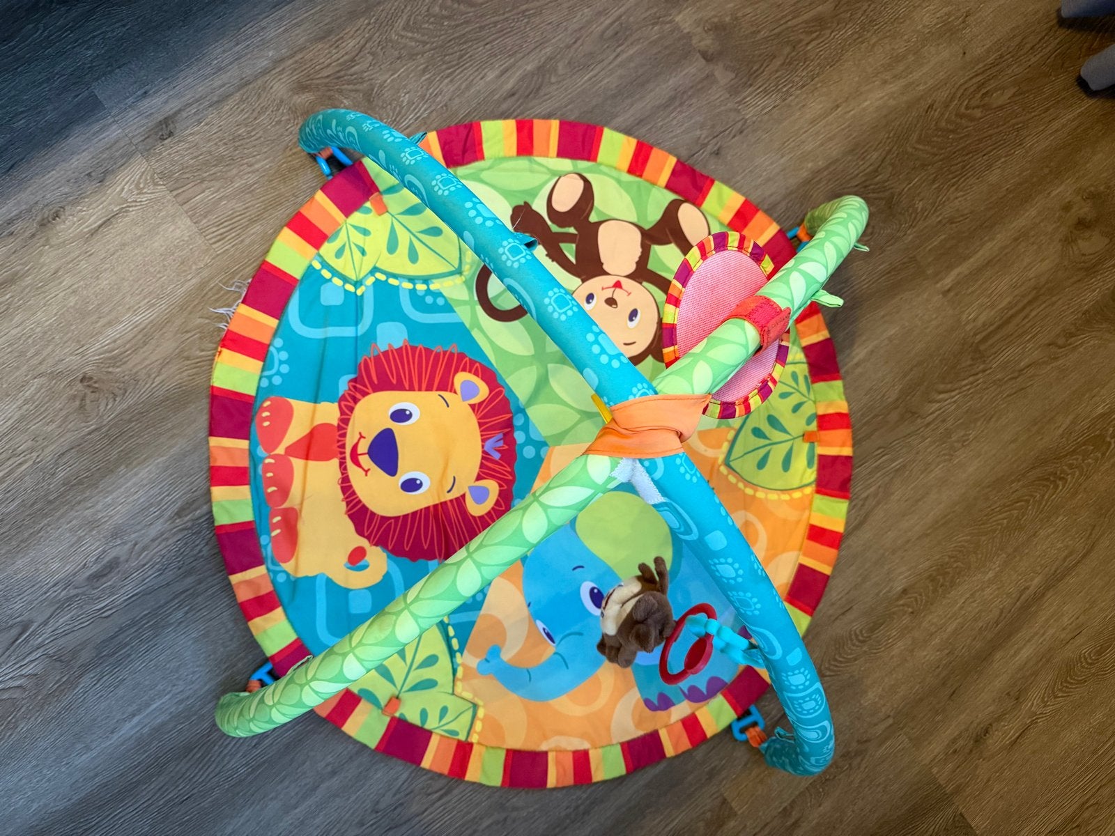 GRATIS Speelkleed met babygym - Jungle thema, Ophalen, Gebruikt, Speelkleed