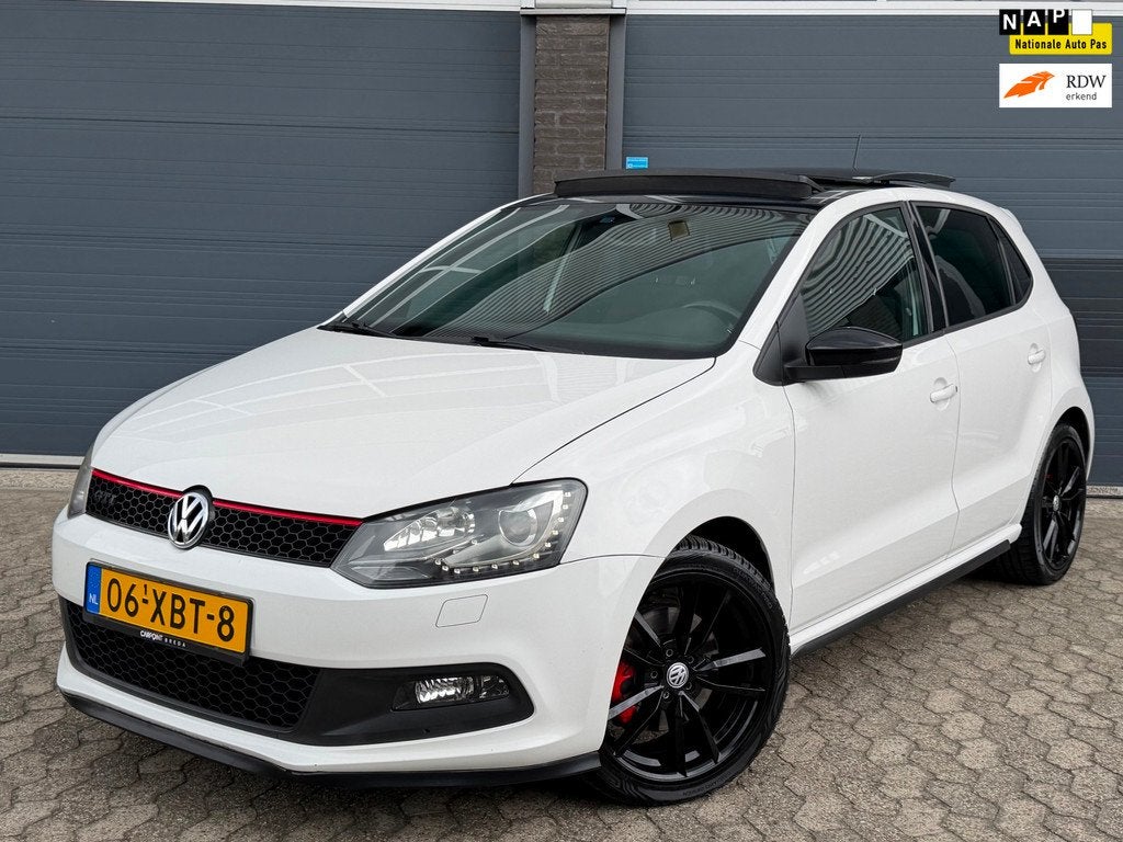 Volkswagen Polo 1.4 TSI GTI|PANO|CARPLAY|CLIMA|FLIPPERS|NAP|, Auto's, Euro 5, 4 cilinders, Wit, Origineel Nederlands