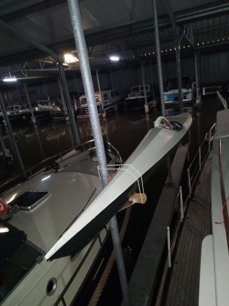Kano Kajett - Snelle en stabiele vlakwaterkano, Ophalen, Gebruikt, Eén persoon, Met peddels