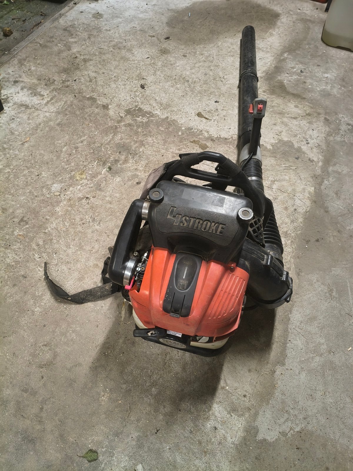 bladblazer dolmar pb7600.4, Tuin en Terras, Ophalen, Benzine, Gebruikt, Ruggedragen