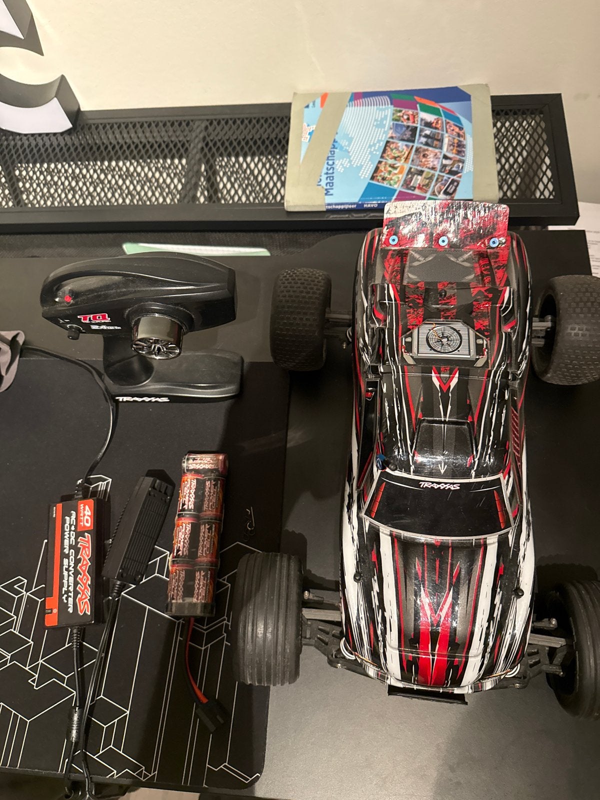 Traxxas Rustler XL-5 RC auto - Zo goed als nieuw (excl. accu, Elektro, Auto offroad, Ophalen of Verzenden, Zo goed als nieuw
