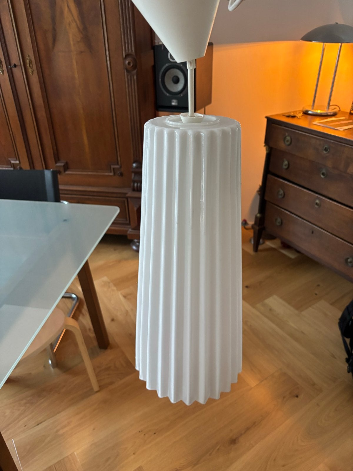 Vintage Ikea Plafondlamp, Ophalen of Verzenden, Gebruikt, Kunststof, 50 tot 75 cm