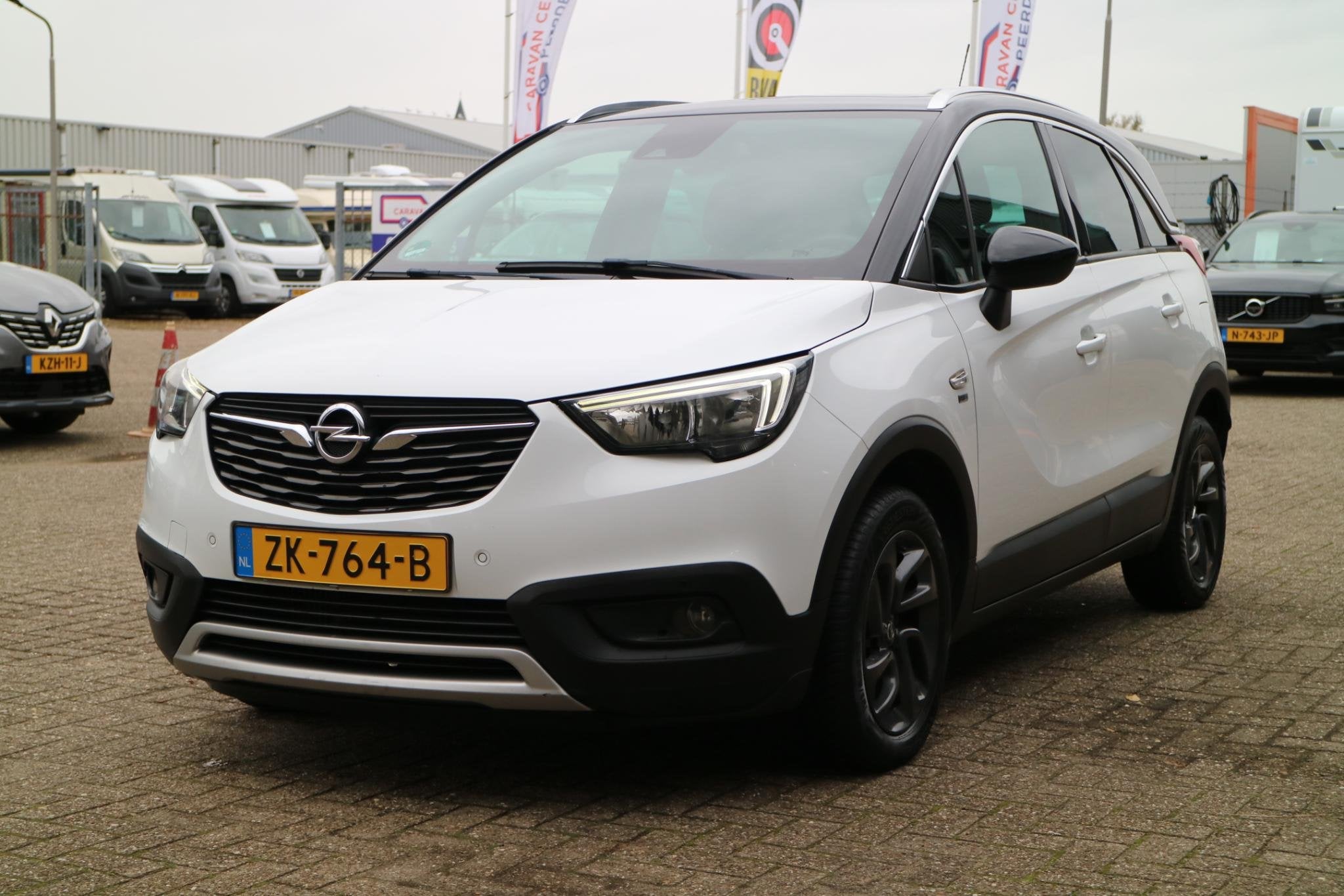 Opel Crossland X 1.2 Turbo 120 Jaar Edition | Automaat! | Ca, Auto's, Gebruikt, Wit, Origineel Nederlands, Bedrijf