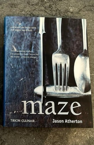 Maze van Jason Atherton kookboek, Ophalen of Verzenden, Gelezen