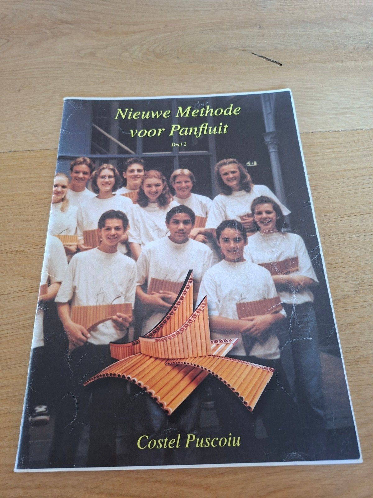 Nieuwe Methode voor Panfluit - Deel 2 (Costel Puscoiu), Ophalen of Verzenden, Gebruikt, Houtblazer