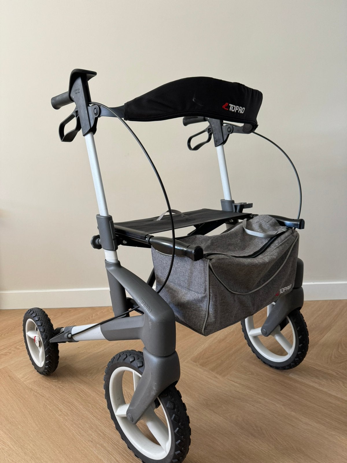 Rollator Topro Troja Olympos S softbanden tasje rugsteun, Diversen, Rollators, Ophalen, Opvouwbaar, Gebruikt
