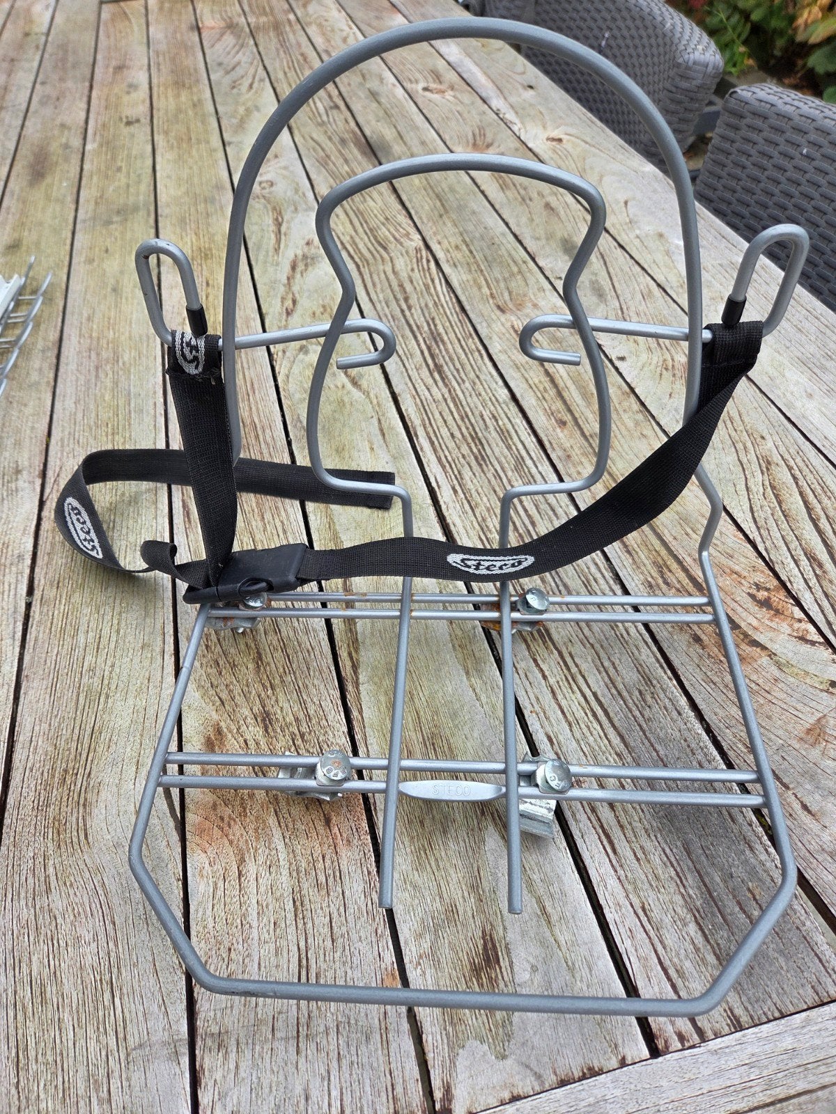 Steco Buggy-Mee fietsdrager voor buggy of kinderwagen, Ophalen, Gebruikt, Steco