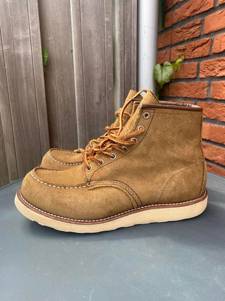 Red Wing 8881 Moc toe olive mohave roughout US9D/42, Kleding | Heren, Schoenen, Overige kleuren, Boots, Ophalen of Verzenden, Gedragen