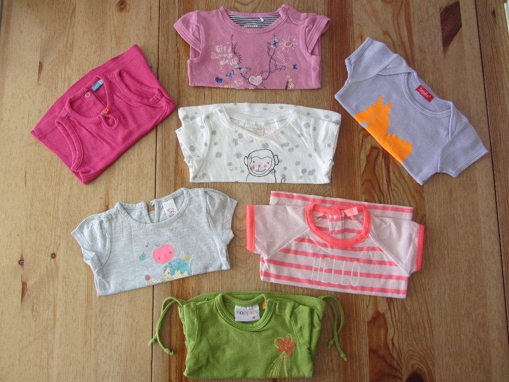 Diverse t-shirtjes maat 62, Ophalen of Verzenden, Gebruikt, Meisje, Shirtje of Longsleeve