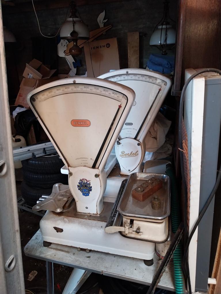 Vintage Berkel Weegschalen - Set van 2, Ophalen of Verzenden, Gebruikt, Overige typen, Minder dan 50 kg