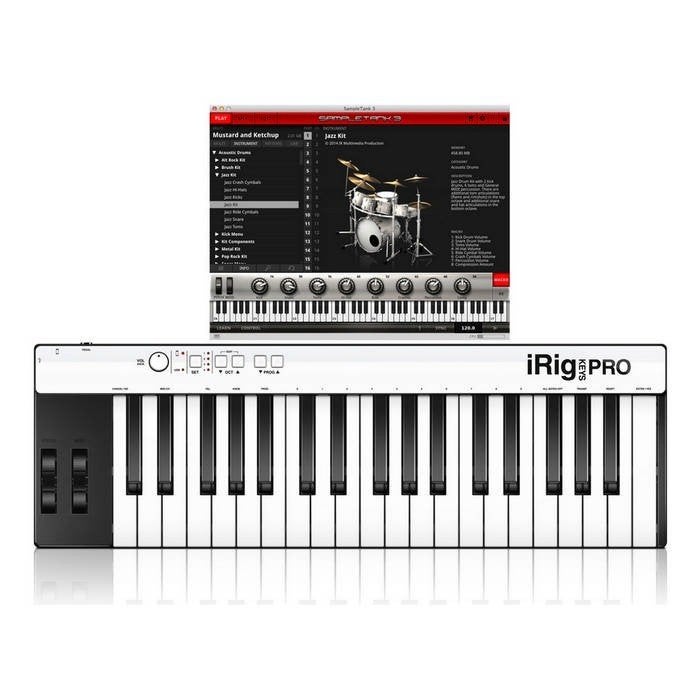 IK Multimedia iRig Keys PRO + SampleTank 3 produceer set, ., Nieuw, ., .