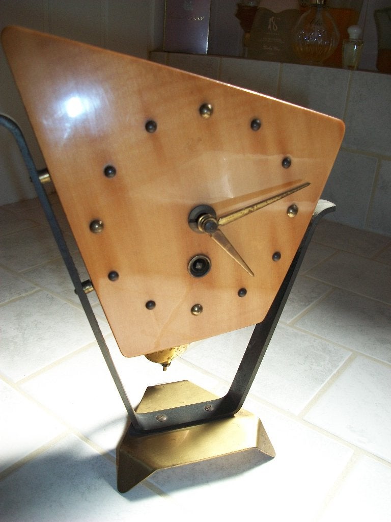 Vintage tafelklokje / Wehrle / 22 cm hoog, Ophalen of Verzenden
