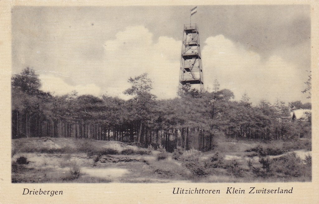 Driebergen - Uitzichttoren Klein Zwitserland, Verzenden, 1920 tot 1940, Gelopen, Utrecht