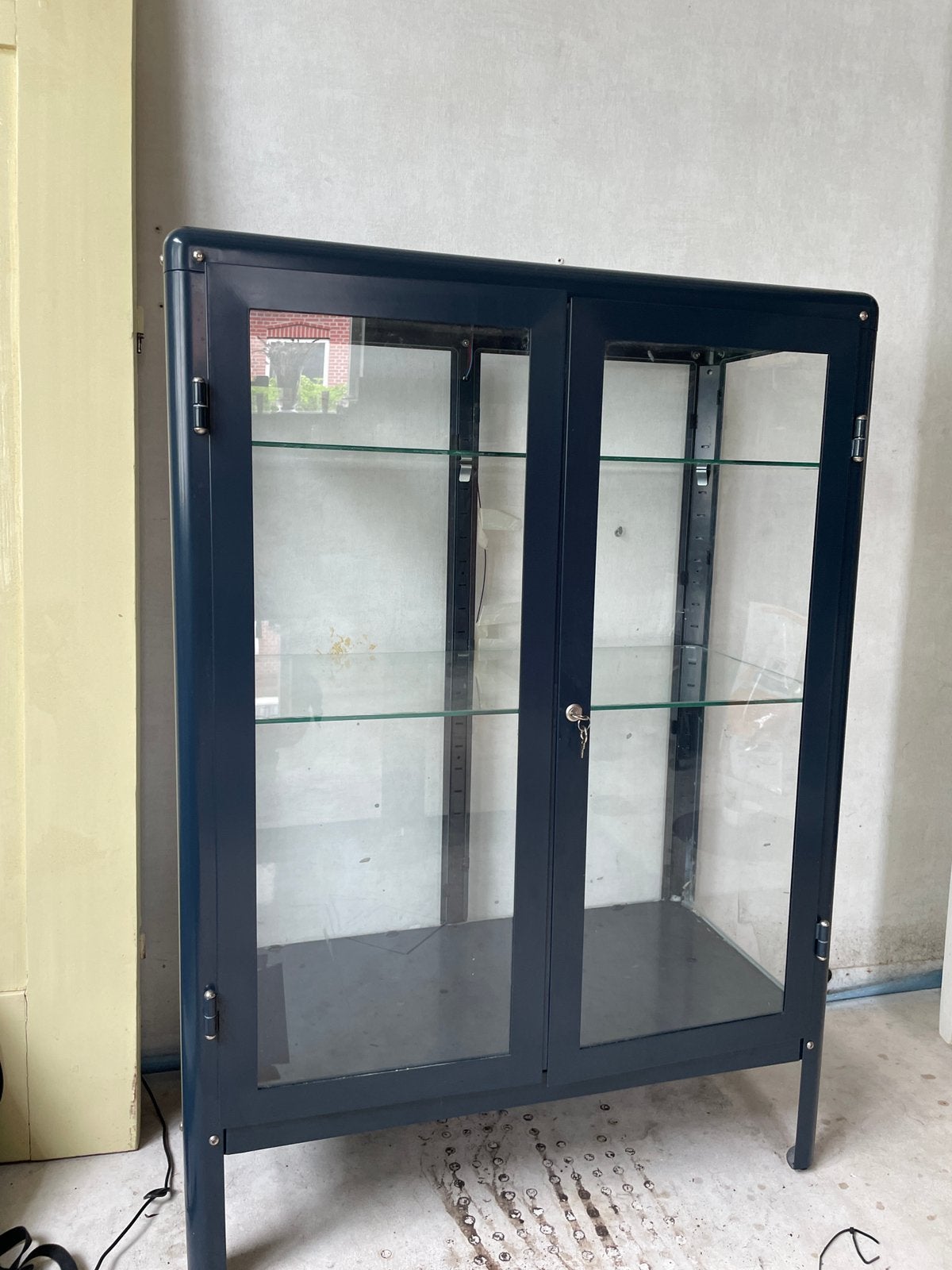 Ikea FABRIKÖR blauw (kweekkast planten), Huis en Inrichting, Kasten | Vitrinekasten, Ophalen, Gebruikt, 50 tot 100 cm, Minder dan 100 cm