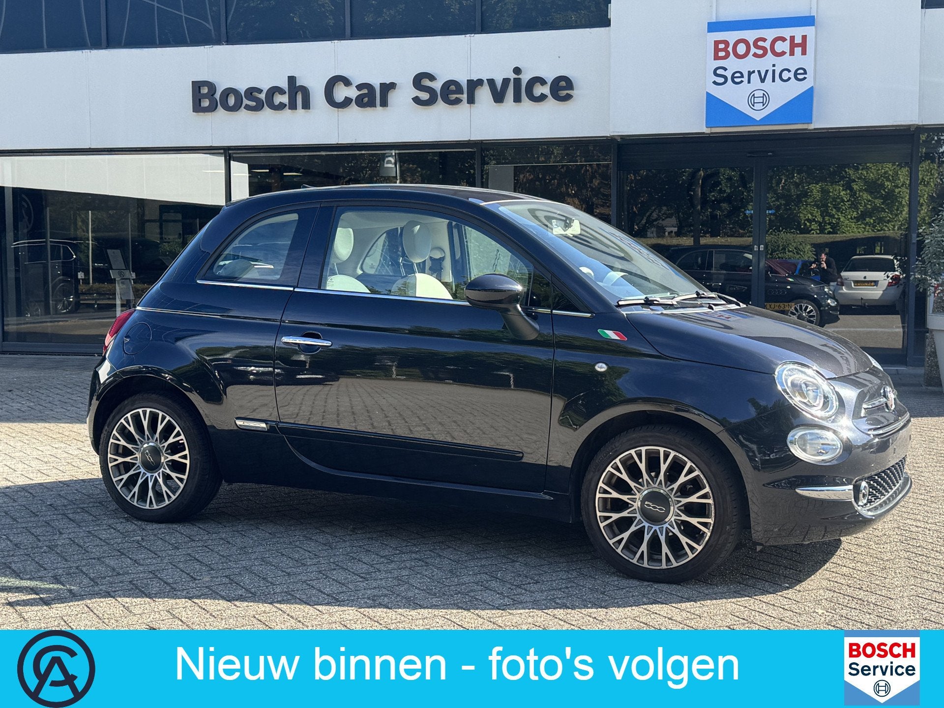 Fiat 500 1.2 Lounge | Facelift | 4-Clinder | NAV Full-map |, Voorwielaandrijving, Stof, Gebruikt, 4 cilinders