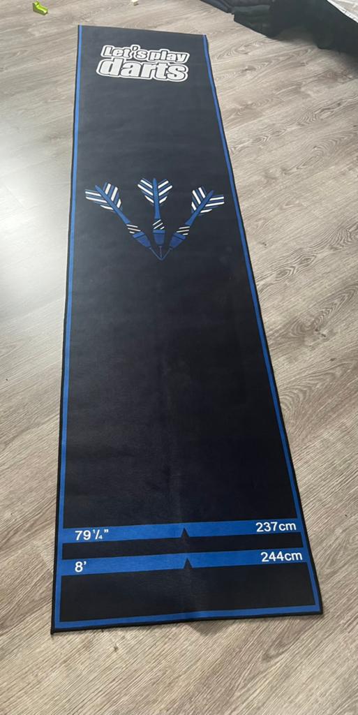 NIEUWE dartmat 60x260 cm inclusief afstandstreep., Ophalen of Verzenden, Nieuw, Overige typen