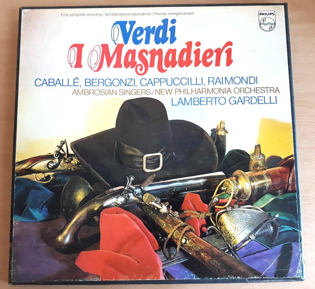 I Masnadieri - Caballé, Bergonzi, Cappuccilli - 3LP box, Inclusief boekje, Opera of Operette, Ophalen of Verzenden, Romantiek