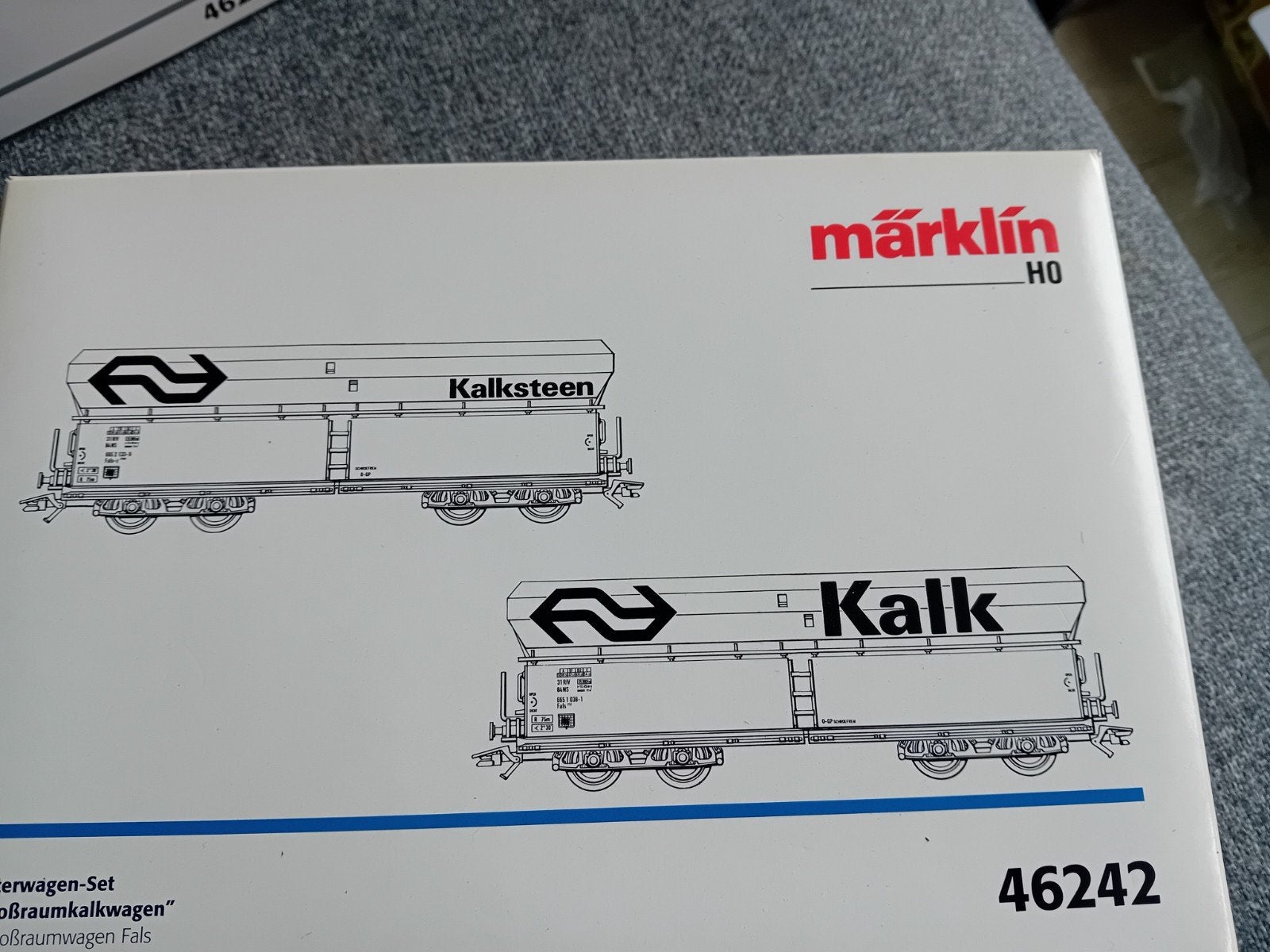 Marklin kalkwagens 2, Wisselstroom, Ophalen of Verzenden, Märklin, Nieuw