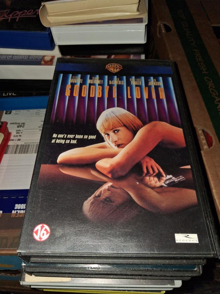 Vhs ex-rental  - Goodbye Lover, Vanaf 16 jaar, Ophalen of Verzenden, Gebruikt, Horror