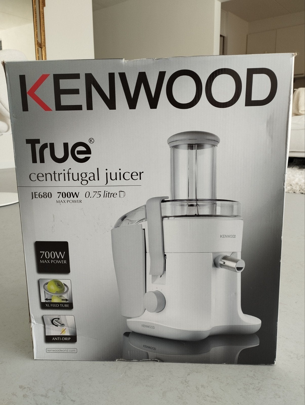 Kenwood True JE680 Sapcentrifuge 700W - Nieuw in doos, Ophalen of Verzenden, Nieuw