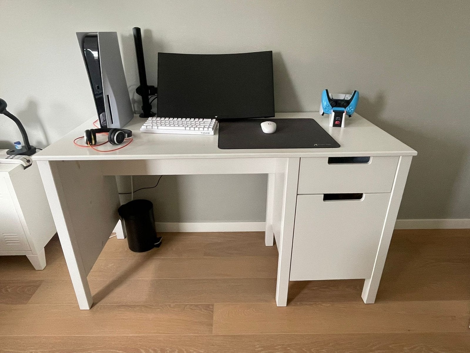 WOOOD bureau Jade wit - 75x135x58 cm, Ophalen, Gebruikt, Overige merken, Wit