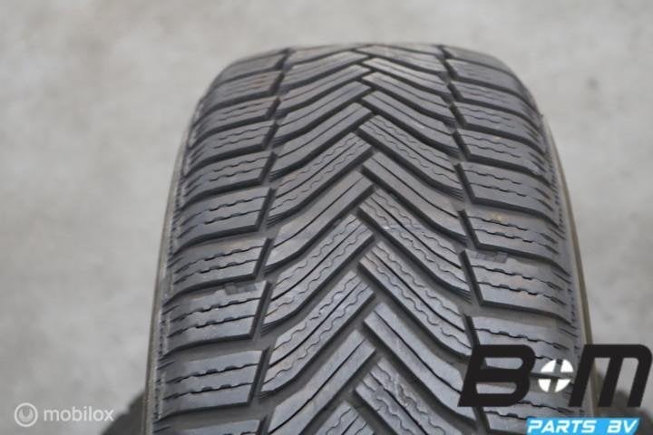 2 x 2055516 91H Michelin Alpin 6 met 5.5mm 205 55 16, Gebruikt, 16 inch