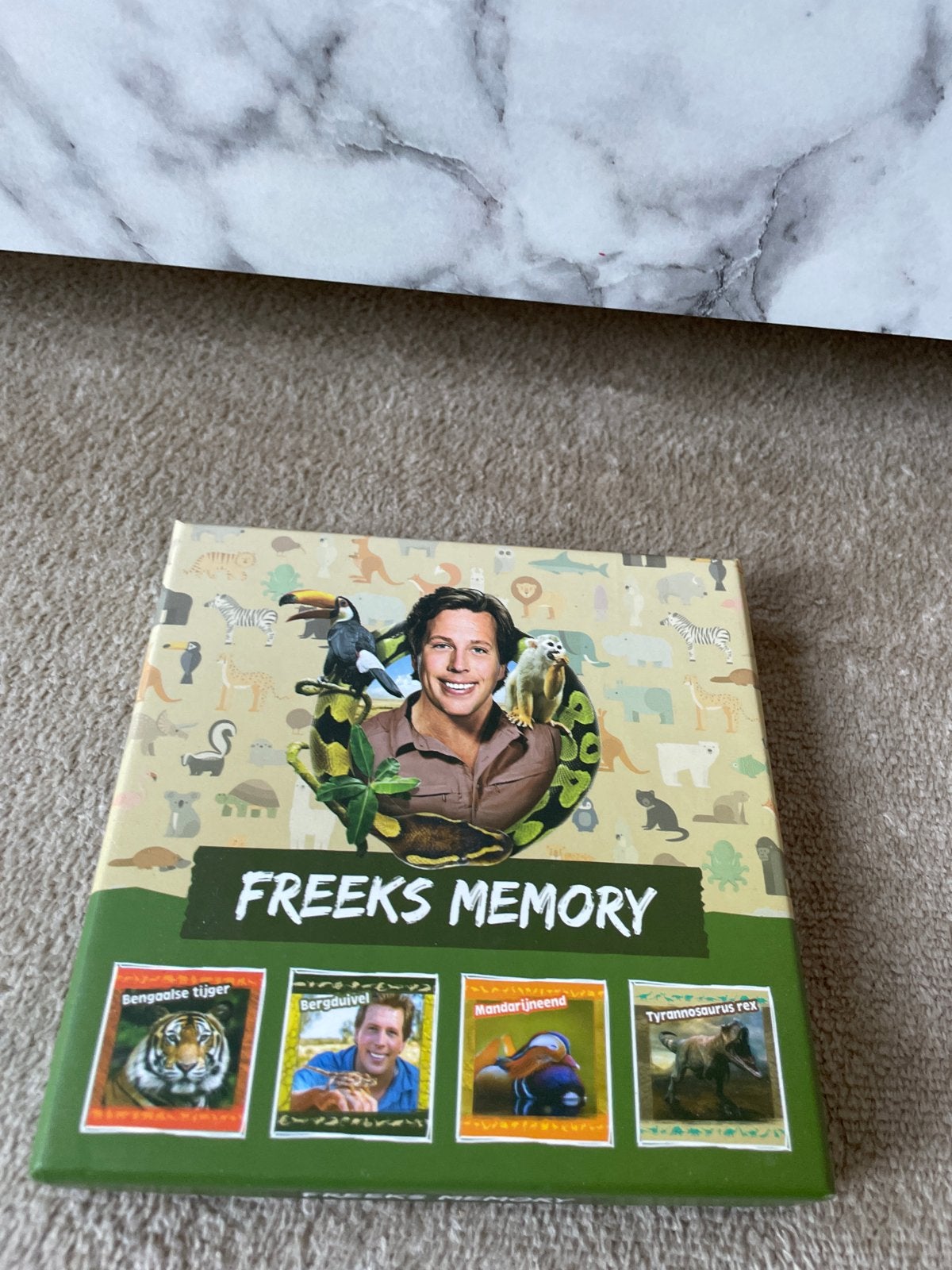 Freek's Memory spel - Dieren editie, Drie of vier spelers, Ophalen of Verzenden, Zo goed als nieuw