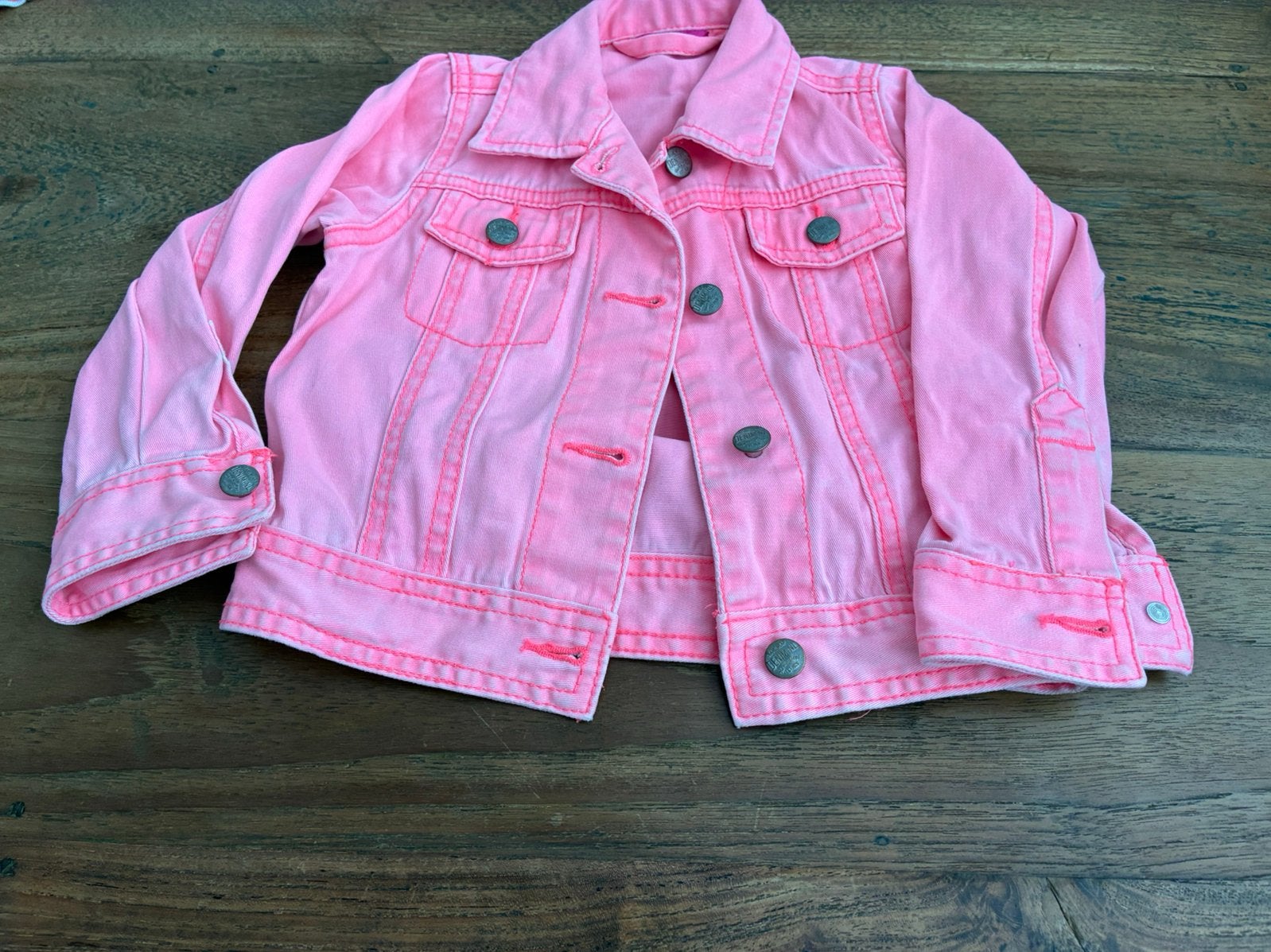 Spijker jack, Kinderen en Baby's, Kinderkleding | Maat 92, Ophalen of Verzenden, Zo goed als nieuw, Meisje, Jas