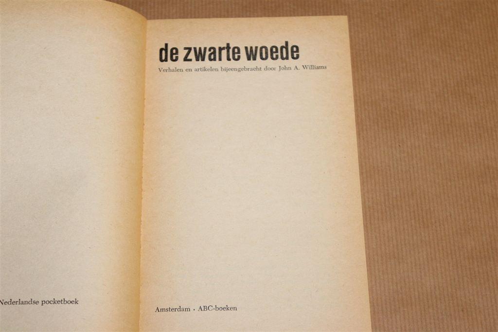 De Zwarte Woede [1967] — Verhalen en Artikelen — Williams, Boeken, Ophalen of Verzenden, Gelezen