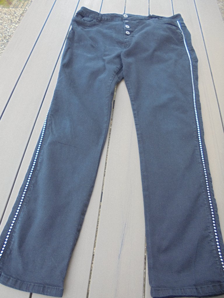 Zwarte broek KAROSTAR, Zwart, Ophalen of Verzenden, Zo goed als nieuw, Karostar