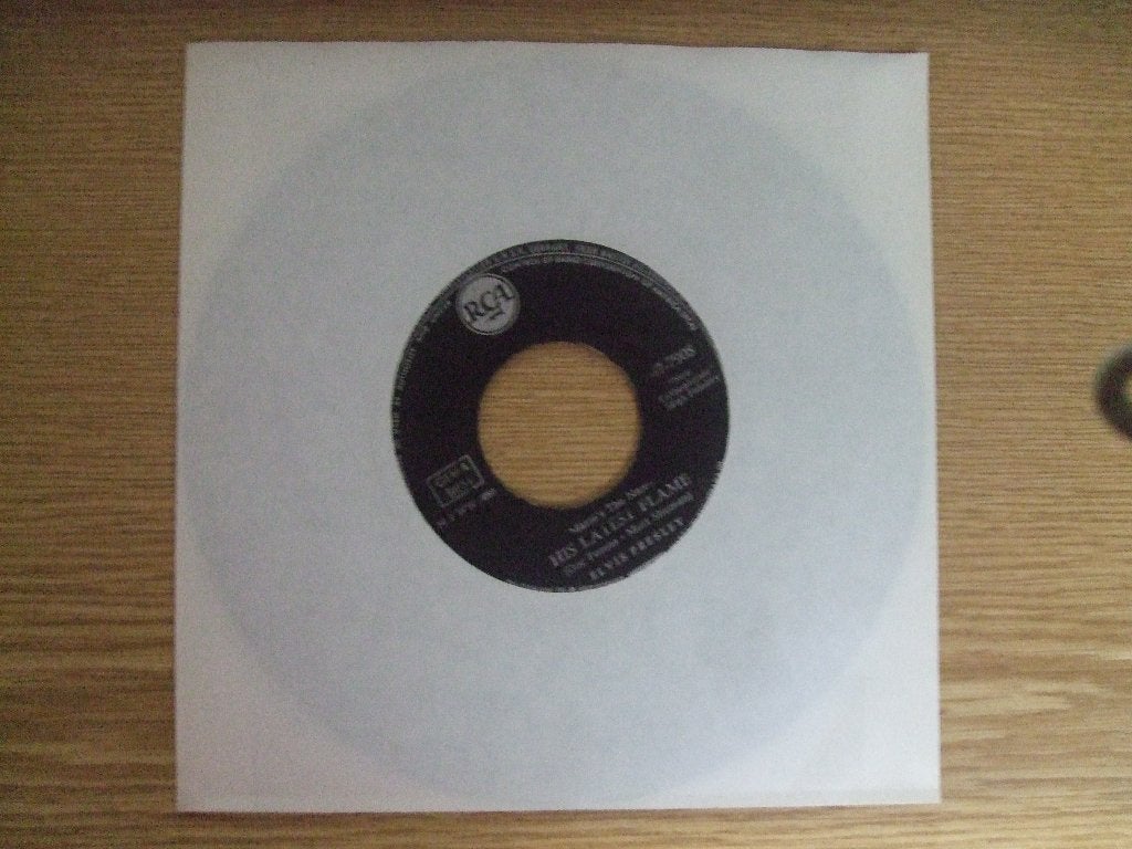 ELVIS PRESLEY    HIS LATEST FLAME / LITTLE SISTER, Cd's en Dvd's, Vinyl Singles, 7 inch, Single, Ophalen of Verzenden, Zo goed als nieuw