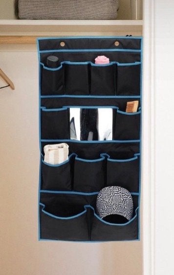 Tentorganizer met Spiegel - 11 Vakken - 45x90cm, Caravans en Kamperen, Ophalen of Verzenden, Zo goed als nieuw