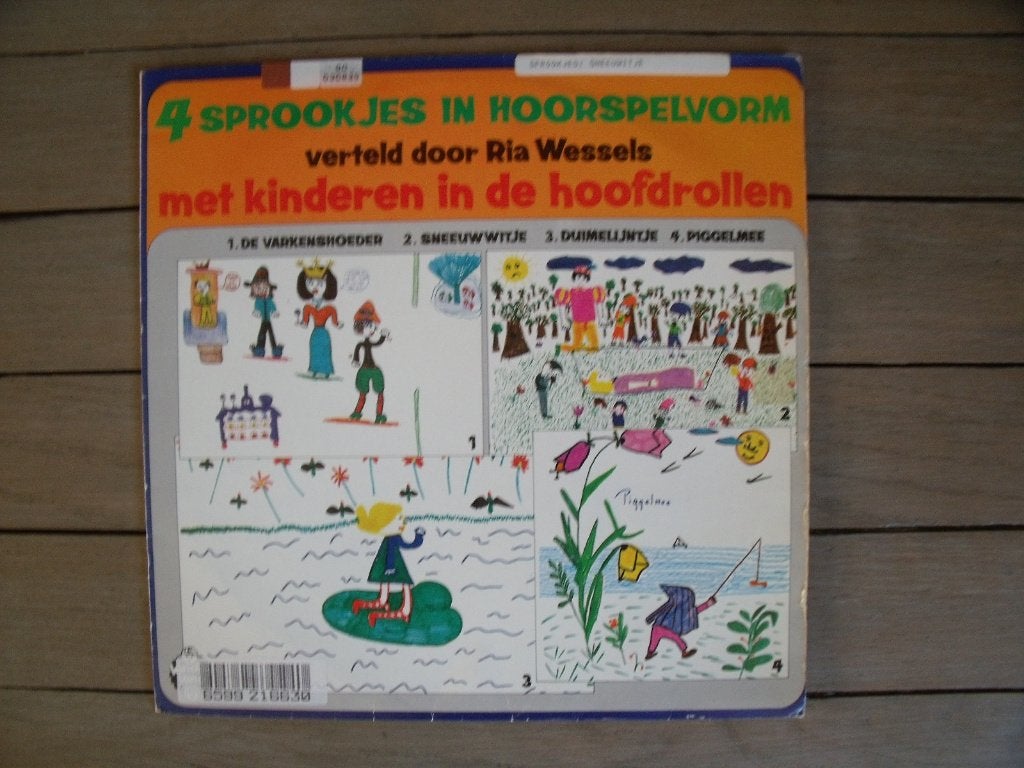 4 Sprookjes in hoorspelvorm, LP, Gebruikt, Ophalen of Verzenden, Verhaal of Sprookje