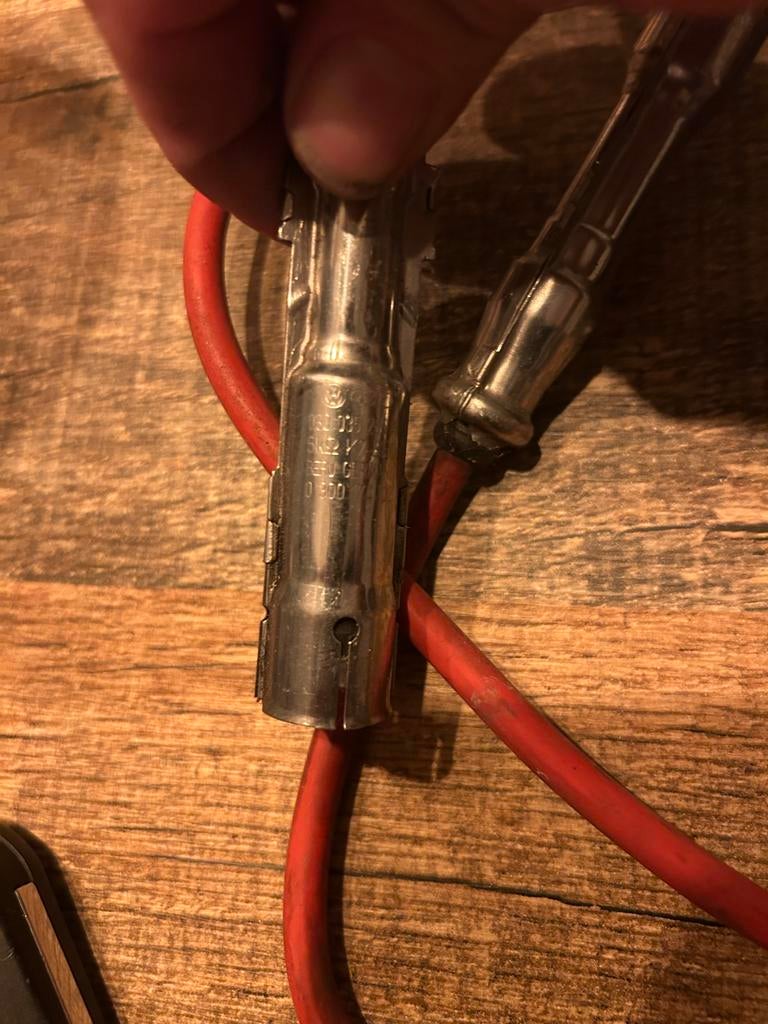 Rode bougie kabels Beru OEM VW Golf 3 VR6 2.8 AAA, Ophalen of Verzenden, Gebruikt, Volkswagen