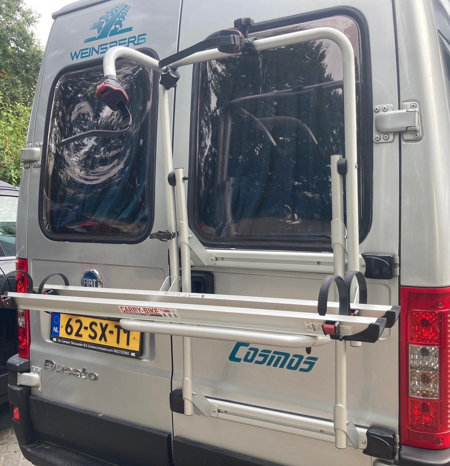 Foto 2 van Fietsendrager Fiamma voor Fiat Ducato voor 2006 zgan