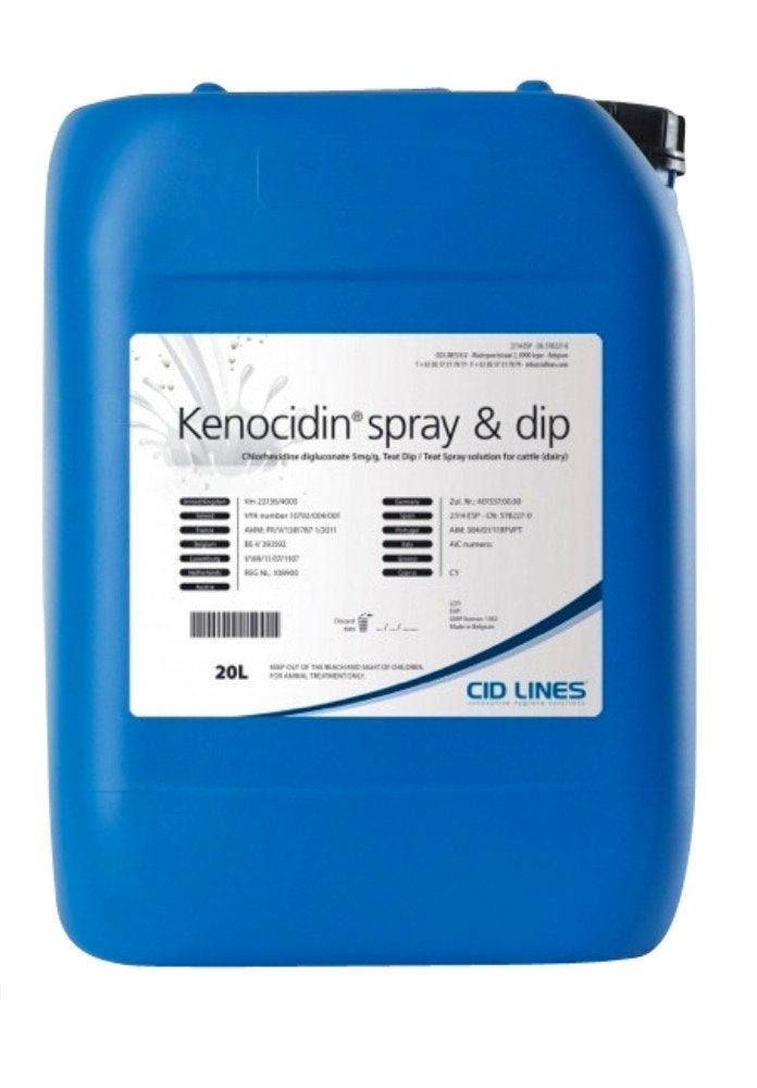 Kenocidin Spray & Dip - 20L Uierverzorging voor Vee