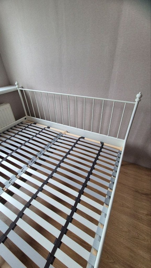 twee lattenbodems IKEA LÖNSET 80x200 = 160x200, Ophalen, Tweepersoons, Zo goed als nieuw, Bedbodem