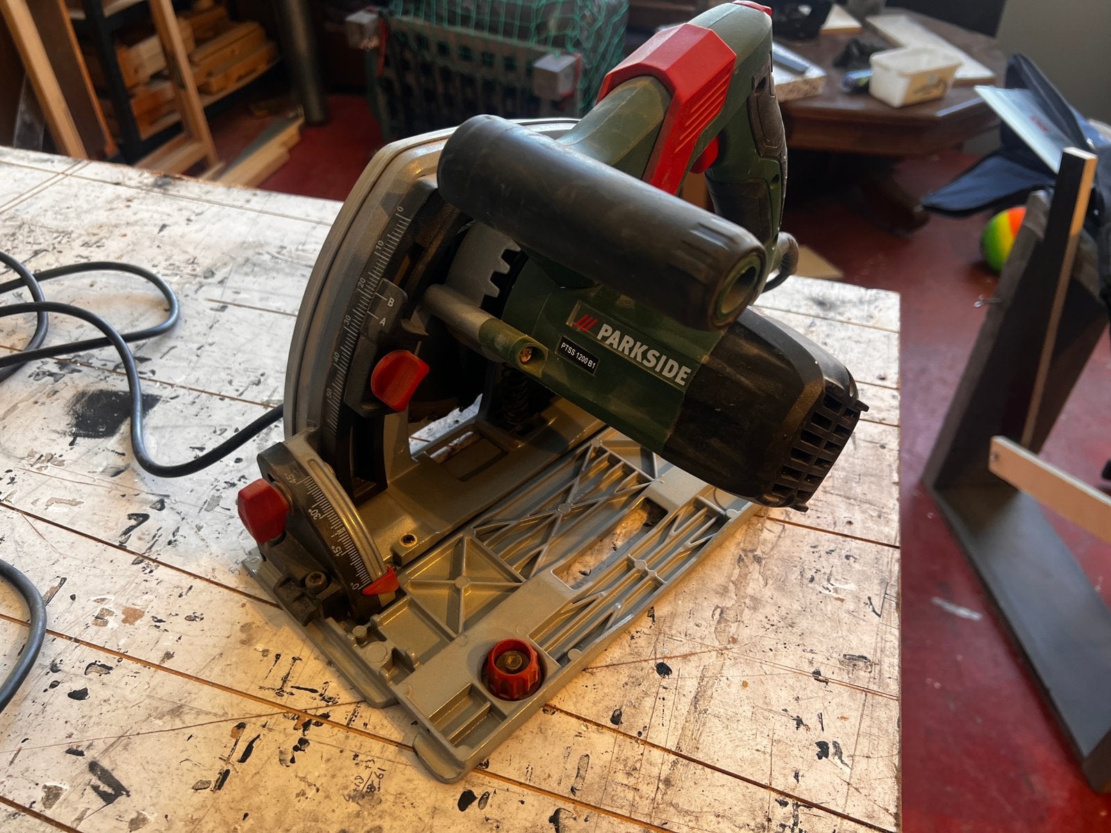 Invalzaag Parkside, Ophalen, Gebruikt, Invalzaag, 30 tot 70 mm