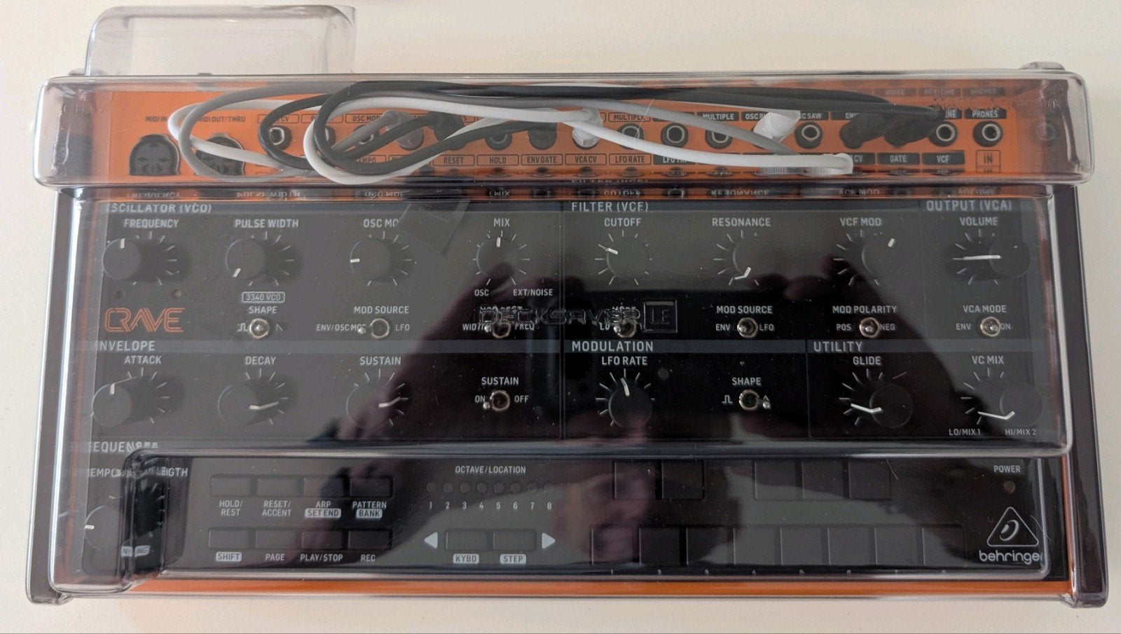 Behringer Crave Synthesizer Decksaver (kunststof Kap), Muziek en Instrumenten, Ophalen of Verzenden, Zo goed als nieuw, Overige aantallen