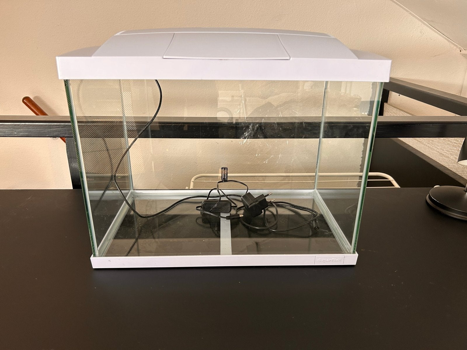 Aquarium Superfish start 50 wit, Dieren en Toebehoren, Vissen | Aquaria en Toebehoren, Ophalen, Zo goed als nieuw, Leeg aquarium