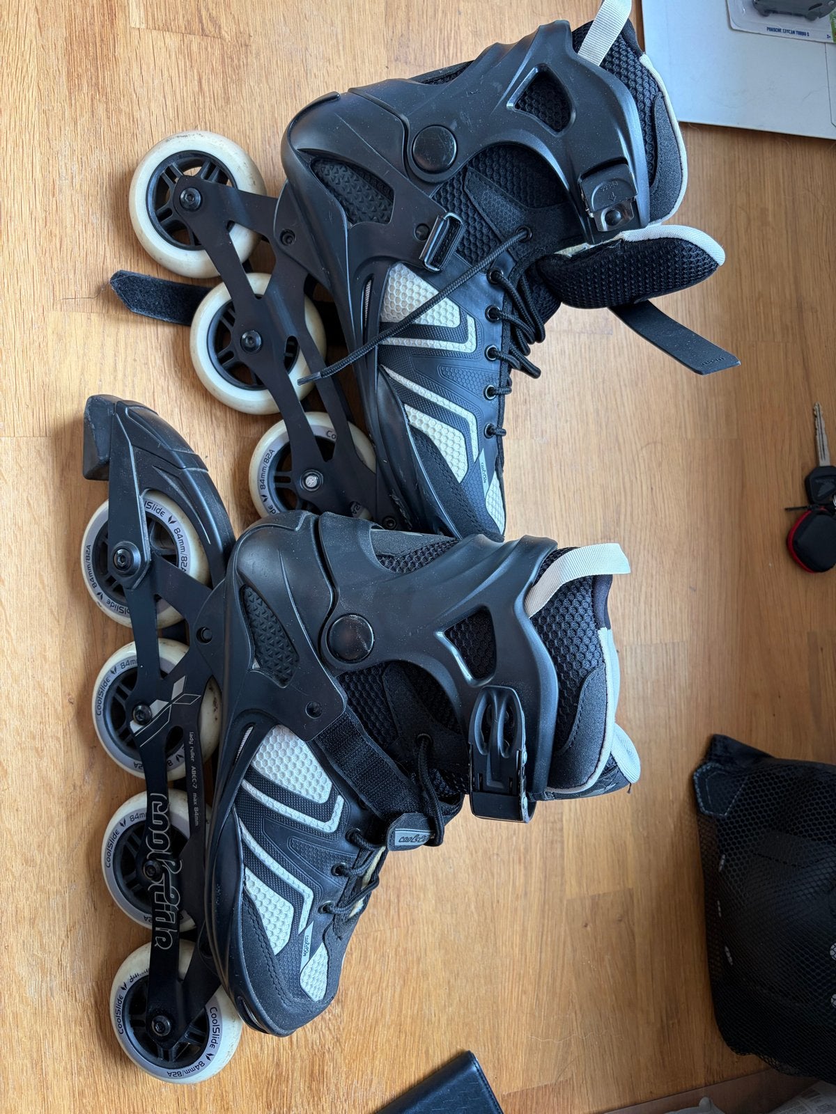 Powerslide inline Dames Maat 41 Zwart/Wit, Ophalen of Verzenden, Zo goed als nieuw, Inline skates 4 wielen, Powerslide