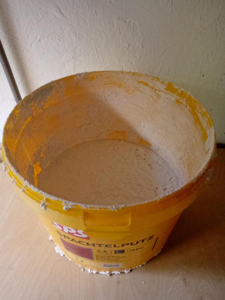 Spachtelputz restje 5kg, Doe-het-zelf en Verbouw, Minder dan 5 liter, Ophalen, Zo goed als nieuw, Wit