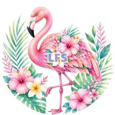 L2568 luxe icing flamingo 20x4,7cm v roze koek cupcake top, Ophalen of Verzenden, Nieuw, Cupcakes, Versiering